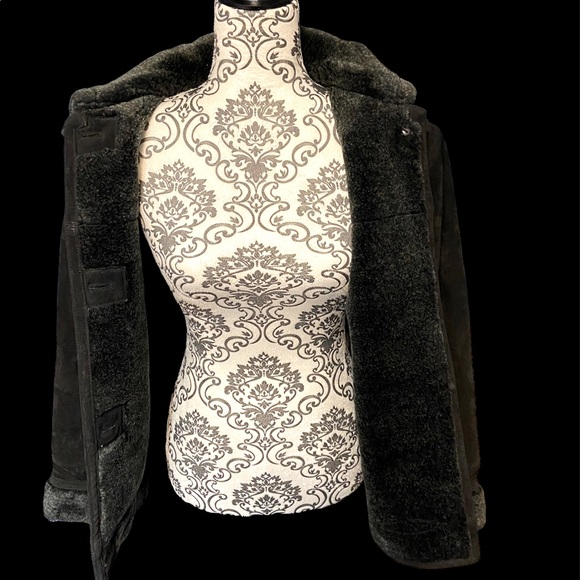 EMC brown suede/leather jacket - Picture 2 of 3